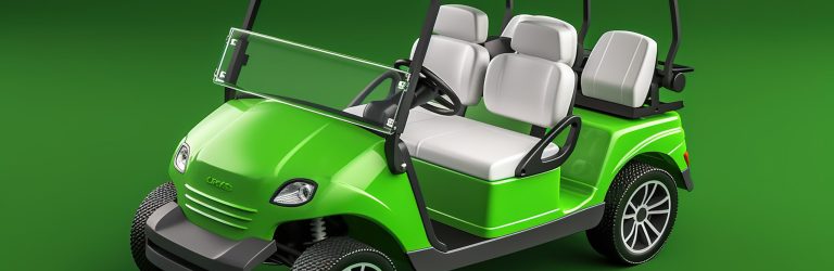 千库网_具有等距设计和特写 3D 图形的运动型高尔夫球车的孤立绿色背景 3D 模型_背景编号6720737
